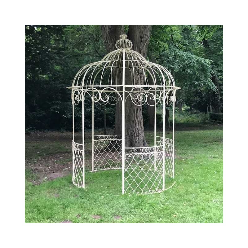 Gloriette kiosk pergola’s tuinuitzicht vanijzer vanille foto sfeerbeeld