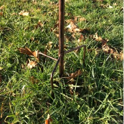 Metalen Tuinwindmolen Decoratieve Tuinwindmolen met Zwaluwwandeling, voetzicht met haak en grondpin