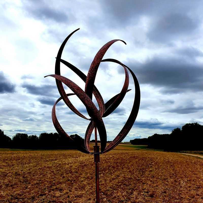 Decoratieve tuinwindmolen mobiele windsculptuur