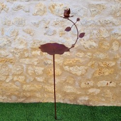 Vogelvoederbak Vogelbad Op Steun Plantenstok H 146Cm volledige weergave