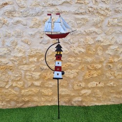 Volledige weergave van metalen maritieme decoratieve tuinbalans