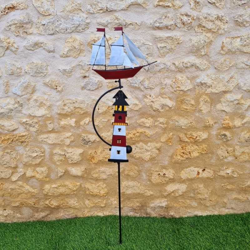 Volledige weergave van metalen maritieme decoratieve tuinbalans