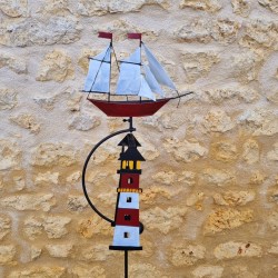 Maritieme decoratieve tuinbalans van metaal