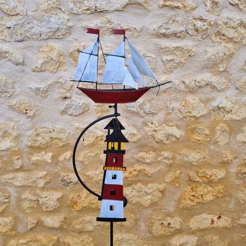 Maritieme decoratieve tuinbalans van metaal