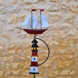 Maritieme decoratieve tuinbalans van metaal