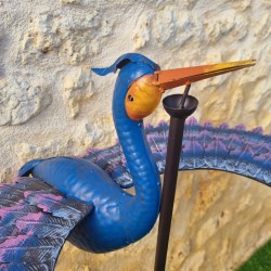 Balansspel grote paarse vogel
