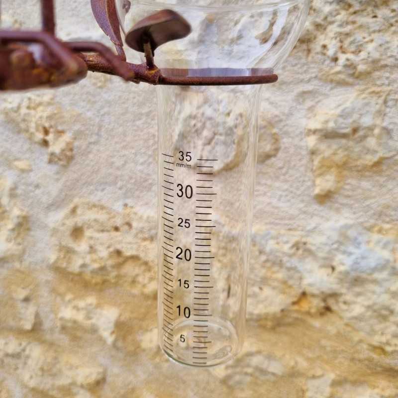 Pluviómetro decorativo motivo cuervos color óxido 127 cm 39,90 € LEZARD DU JARDIN