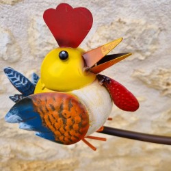 Pic Tuteur Mobile de Jardin Motif Poules Hoogte 130 cm 42,90 € LEZARD DU JARDIN