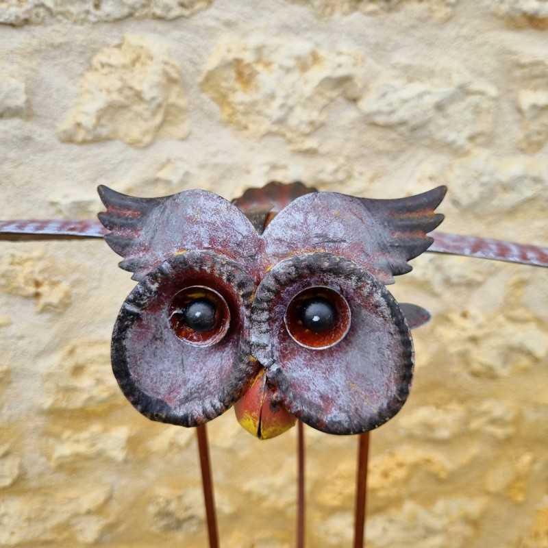 balancín de jardín pico tutor decorativo búho H132 45,90 € LEZARD DU JARDIN