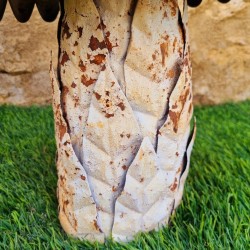 Beige bruine roestige metalen paddenstoelen