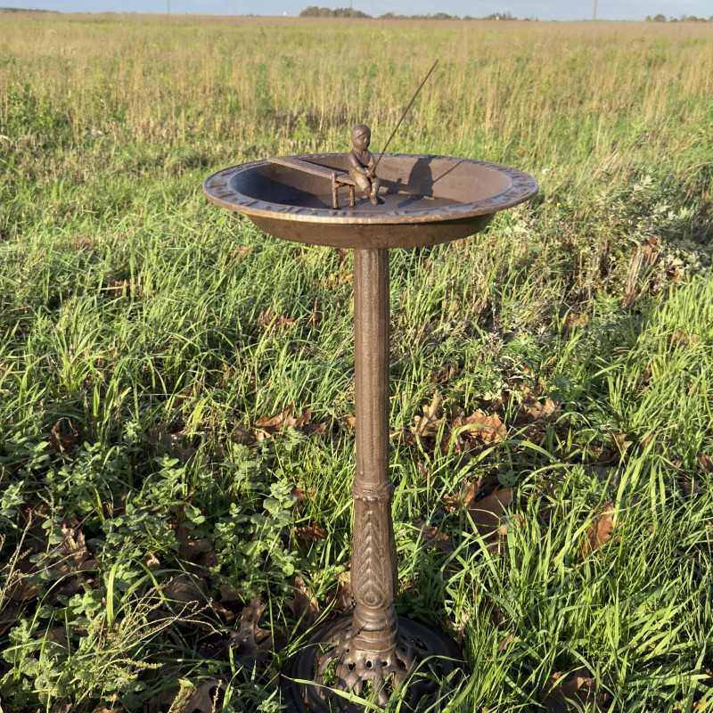 Vogelbad van gietijzer visser 139,00 € LEZARD DU JARDIN