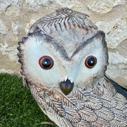 Statua escultura búho en metal 31x18x32cm 59,90 € LEZARD DU JARDIN