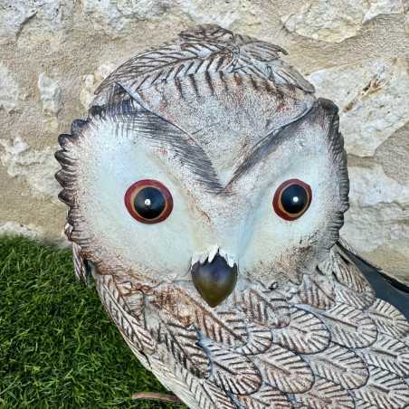 Statua escultura búho en metal 31x18x32cm 59,90 € LEZARD DU JARDIN